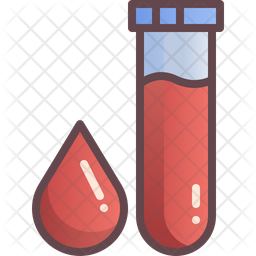 Blood Sample Icon - Download in Colored Outline Style