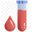 Blood Sample Test Tube Icône