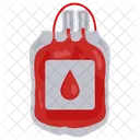 Blood Storage Bag Blood Donation Bag Blood Collection Bag Icon