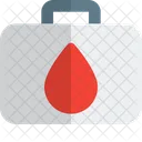 Blood Suitcase Icon