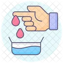 Blood Test Experiment Lab Icon