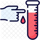 Test Blood Finger Icon