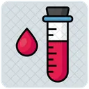 Blood Test Blood Sample Test Tube Icon