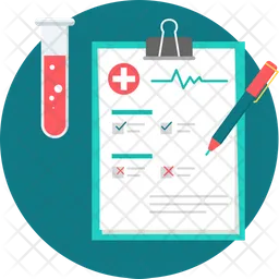 Blood test reports  Icon
