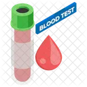 Lood Sample Blood Test Tube Blood Test Icon