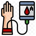 Blood Transfusion Patient Blood Type Icon