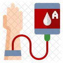 Blood Transfusion Patient Blood Type Icon