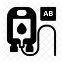Blood Type Ab Blood Pouch Blood Bag Icon