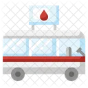Bloodbank Ambulance Bus Blood Donation Icon