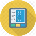 血圧オペレーター、デジタル血圧計、デジタル アイコン