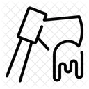 Bloody Axe Halloween Axe Bloodshed Icon