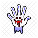 Bloody handprint  Icon