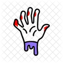 Bloody handprint  Icon