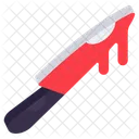 Bloody Knife Dripping Knife Murder Tool Icon