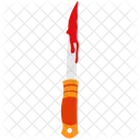 Bloody Halloween Knife Icon