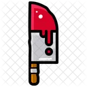 Bloody Knife Halloween Scary Icon