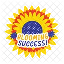 Blooming success  Icon