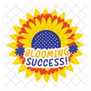 Blooming success  Icon