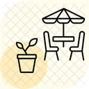 Blooming terrace  Icon