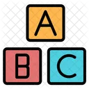 Bloque Abc Nino Y Bebe Bloques De Juguete Icono