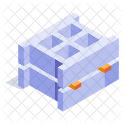 Bloque de cemento  Icono