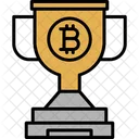 Recompensa En Bloque Bitcoin Criptomoneda Icono