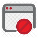 Bloquear sitio web  Icon