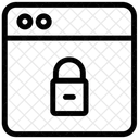 Bloqueio Web Internet Ícone