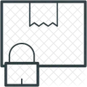 Trancado Caixa Bloqueio Ícone