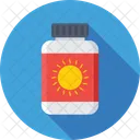 Sol Aceite Protector Solar Icono