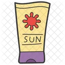 Bloqueador Solar Crema Protectora Solar Locion Protectora Solar Icono