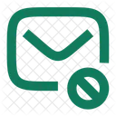 Bloquear correo  Icono