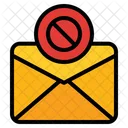 Bloquear e-mail  Ícone