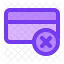 Bloquear tarjeta de crédito  Icono