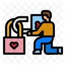 Cadeado De Amor Amor Cadeado Ícone