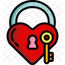 Cadeado De Amor Cadeado Dia Dos Namorados Ícone