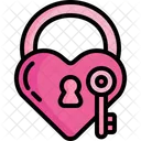 Cadeado De Amor Cadeado Dia Dos Namorados Ícone