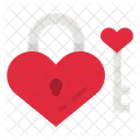 Cadeado De Amor Amor Cadeado Ícone