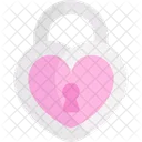 Cadeado De Amor Cadeado Em Forma De Coracao Cadeado Ícone