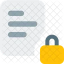 Bloqueio De Arquivo Bloqueio Seguranca De Arquivo Ícone