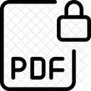 Bloqueio De Arquivo Pdf Ícone