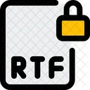 Bloqueio De Arquivo Rtf Bloqueio Rtf Bloqueio De Arquivo Ícone