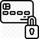 Bloqueio de cartão de crédito  Ícone