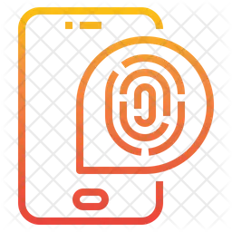 Bloqueio de impressão digital  Ícone