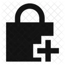 Square Lock Add Adicionar Cadeado Bloqueio Ícone