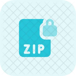 Bloqueo de archivos zip  Icono