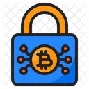 Bloqueo de bitcoin  Icono