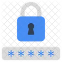 Bloqueo De Contrasena Codigo De Acceso Seguridad Icono
