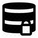 Base De Datos Bloqueo Seguridad Icono
