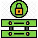 Bloqueo De Base De Datos Base De Datos Db Icono